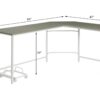 Bambina - Computer Desk - Gray / White - Image 5