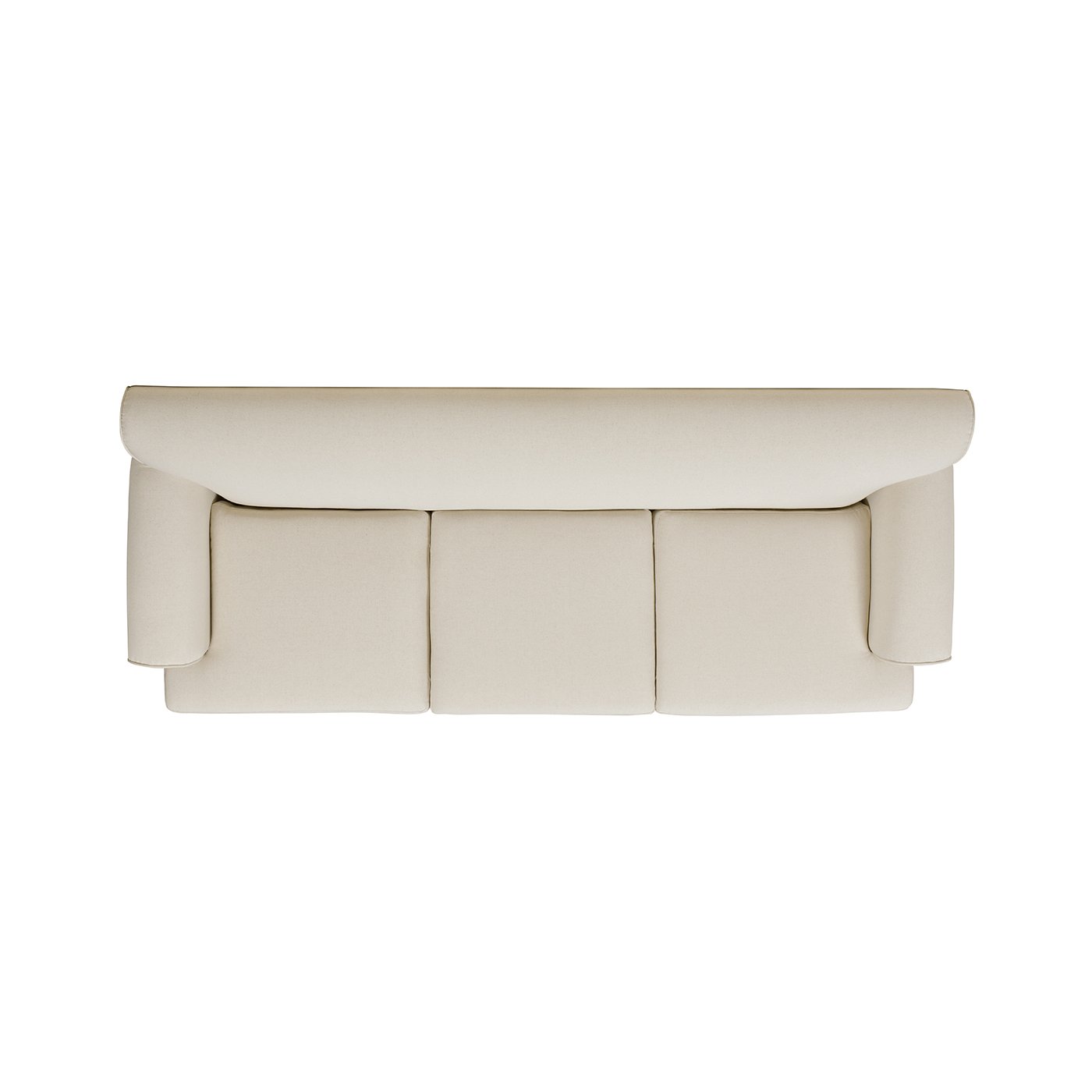 Alana Lawson - Three Cushion Tightback Sofa - Light Beige - Image 3