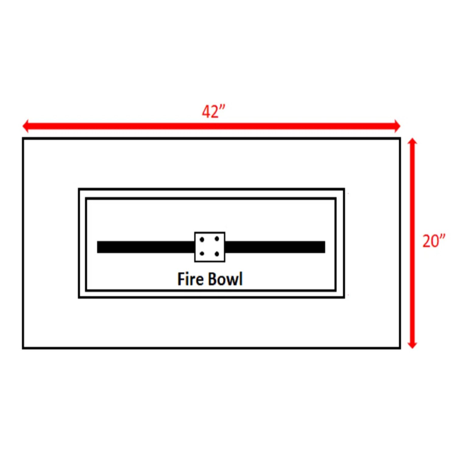 Propane / Natural Gas Fire Pit Table - Natural / Gray - Image 3