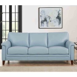 Westcott - Leather Sofa - Blue