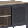Nantan - TV Stand - Rustic Oak / Black - Image 6