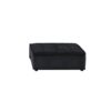 Anna - Velvet 6 Seater U-Shape Modular Sectional Sofa - Black - Image 4