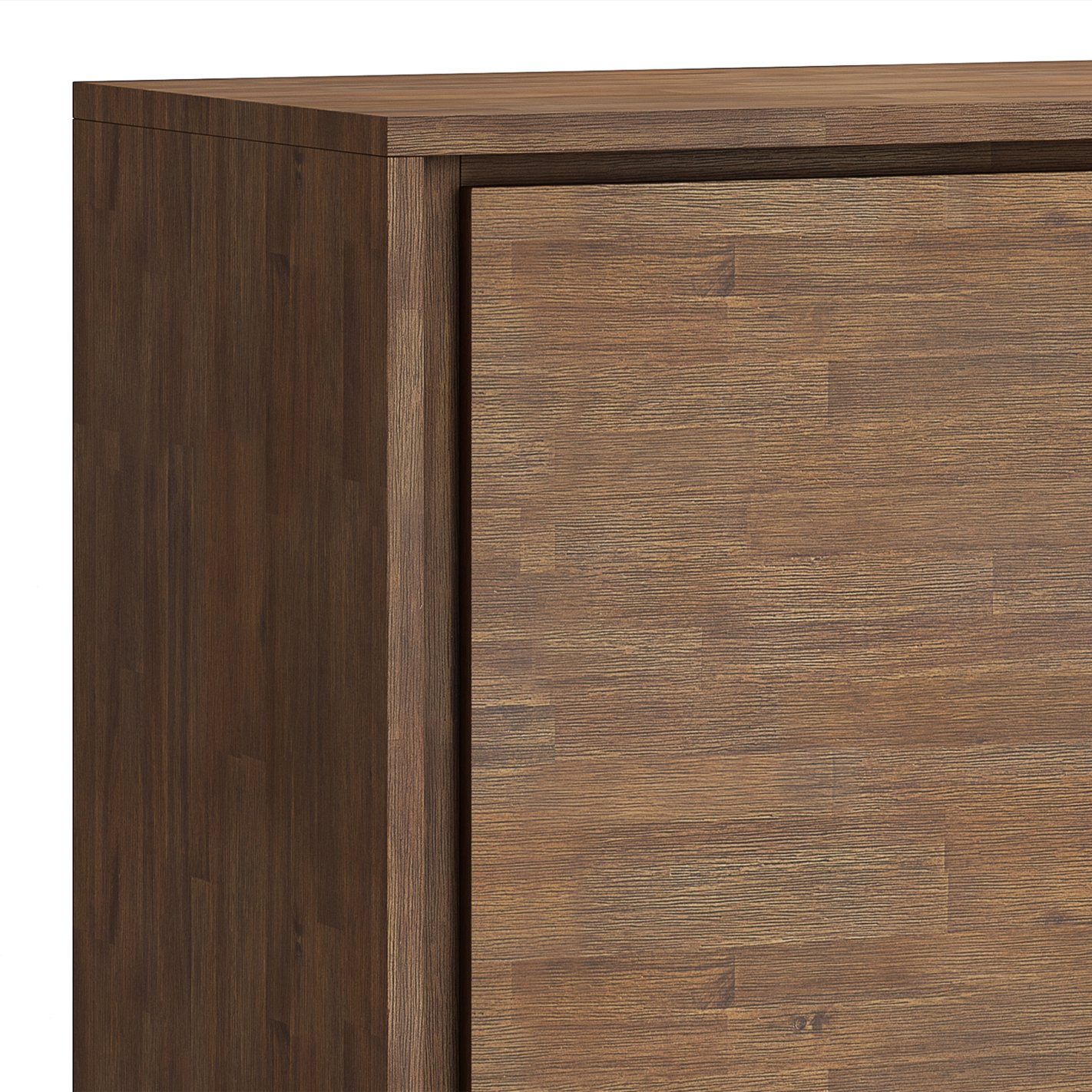 Lowry - Medium Storage Cabinet - Rustic Natural Aged Brown - Image 3