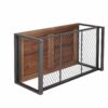Console Coffee Table With Reclaimed Wood Finish, For Living Room - Natural - Image 7