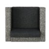 Puerta - Stylish Outdoor Club Chair With Weather Resistant Cushions - Mixed Black - Image 10