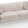 Elegant Contemporary Sofa - Ivory - Image 5