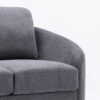 Yuina - Linen Loveseat - Gray - Image 5