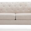 Elegant Contemporary Sofa - Ivory - Image 2