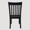 Modern Dining Chair (Set of 2) With Cushion Seats And Wooden Back - Black - Image 8