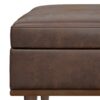Shiloh - Square Storage Ottoman - Brown - Image 4