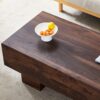 Modern Simple Colored Texture Sticker Coffee Table - Walnut - Image 15