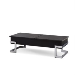 Calmam - High Gloss Coffee Table With Lift Top - Black