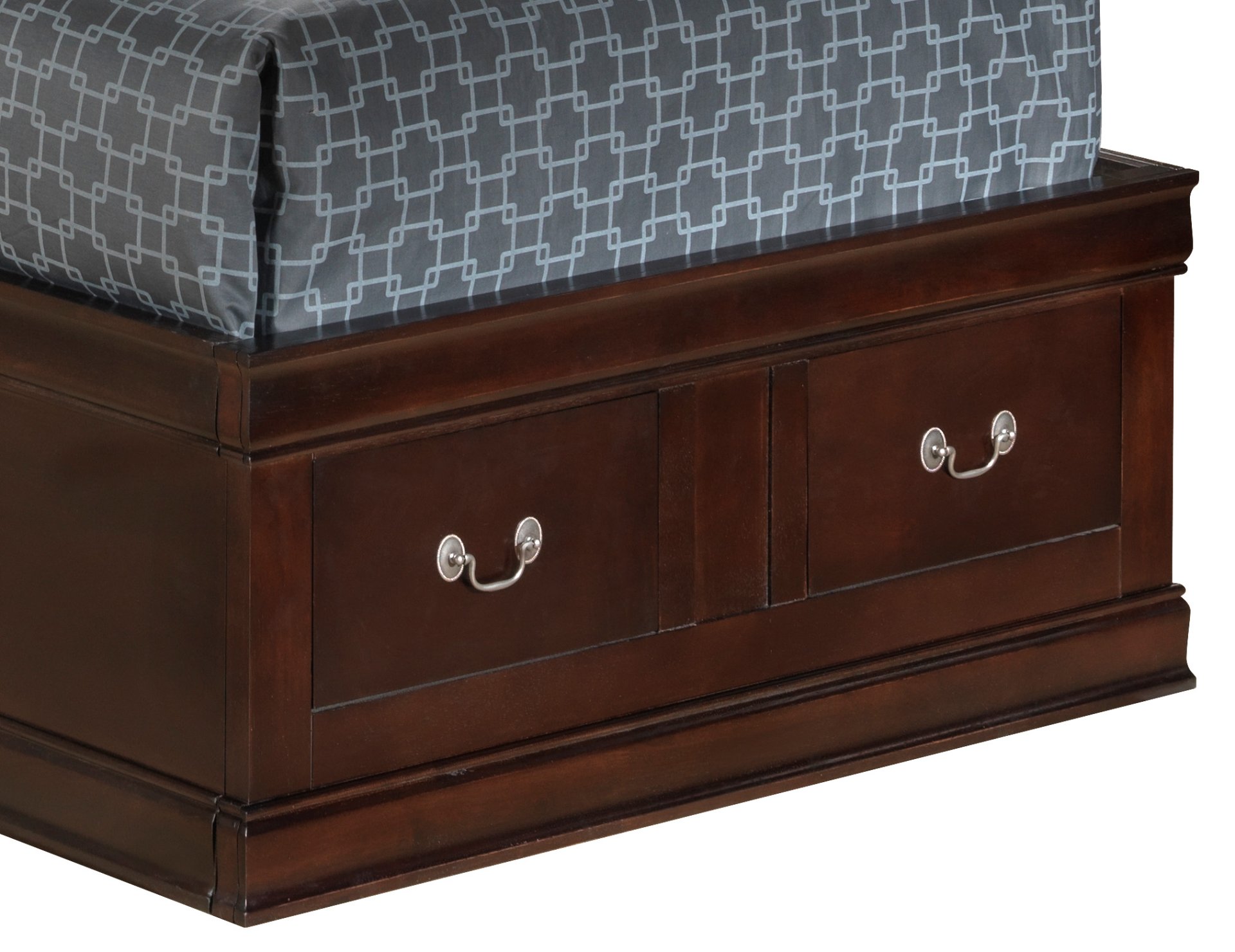 Louis Phillipe - Twin Storage Bed - Cappuccino - Image 2