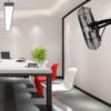 Industrial Wall Mount Fan 3 Speed Indoor / Outdoor Commercial Ventilation Metal High Velocity Fan - Black - Image 6
