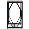 Selma - Metal And Wood Accent Table - White Wash - Image 2