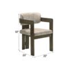 Destin - 8 Pieces Dining Room Set - Ceramic Walnut / Light Gray - Image 11