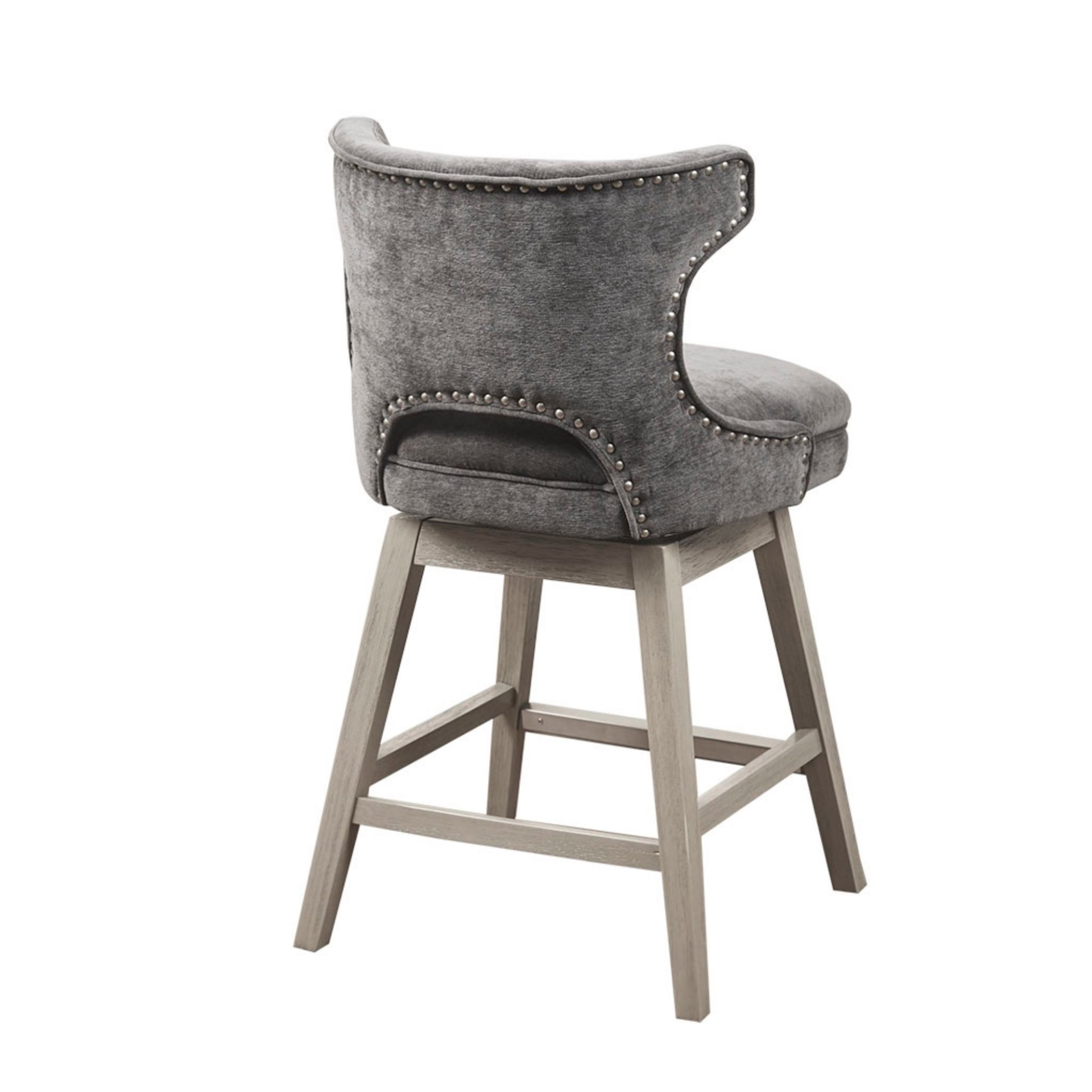 Swivel Counter Stool - Charcoal - Image 5