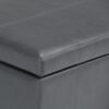 Amelia - Storage Ottoman Bench - Stone Gray - Image 8