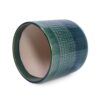 Grid Flowerpot (Set of 3), Planter For Patio, Garden, Windowsill - Blue / Green - Image 11