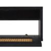 Modern Rattan Door Floating TV Stand For TVs Up To 65" - Black - Image 3