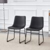 (Set of 4) Classic Chairs, A Stylish Seat Suitable For Modern Minimalist And Industrial Style Environments - Black - Image 6