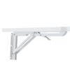 Laundry Room Folding Table Wall Mounted Folding Table For Small Spaces, Fold Down Desk, Workbench, Addition To Garage & Shed - White - Image 9