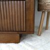 Lola - Mid-Century Modern Dresser With 6 Drawers - Dark Brown - Image 7