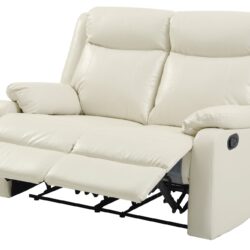 Stylish Reclining Love Seat For Two - Pearl