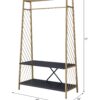 Pahor - Hall Tree - Gold / Black - Image 4