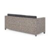Thalassa - Outdoor 3 Seater Sofa With Removable Cushions And Steel Frame - Dark Gray / Black - Image 5
