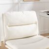 Bizerte - Adjustable Swivel Criss-Cross Chair, Wide Seat / Office Chair / Vanity Chair - White - Image 7