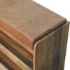Buffalo - Hide Pull Out Shoe Storage Bench - Oak - Image 4
