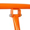 Heavy Duty Drywall Sheet Cart & Panel Dolly With 2400Lbs Capacity, Mold On Rubber Wheels, Steel Construction - Orange - Image 7
