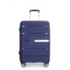 Hardshell Suitcase Double Spinner Wheels Pp Luggage Sets Lightweight Durable Suitcase With Tsa Lock, 3 Piece Set (20/24/28) - Navy - Image 8