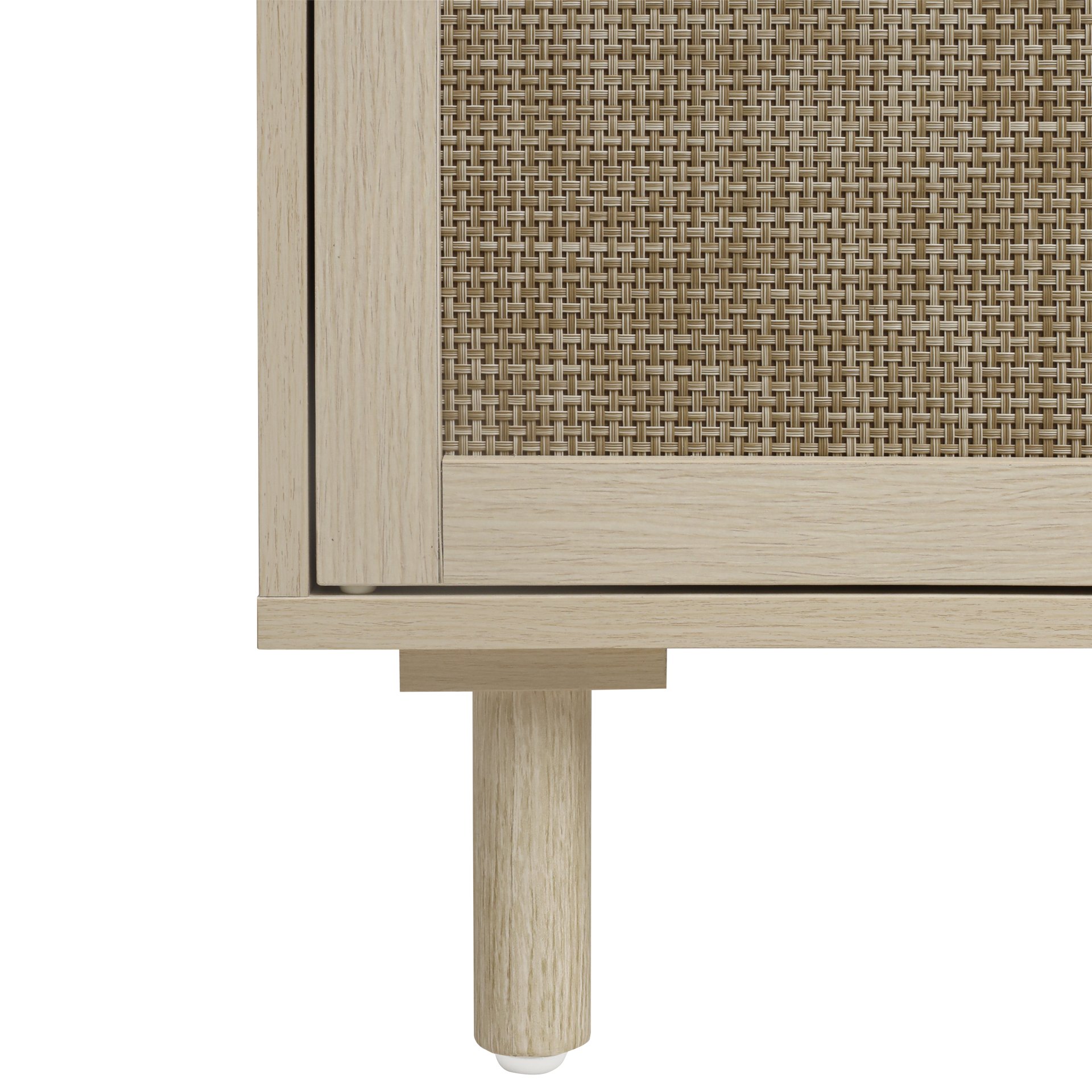 2 Door 3 Drawer Cabinet, Suitable For Bedroom - Natural - Image 17