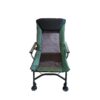 Camping Lounge Chair, Portable Folding Reclining Camping With Adjustable Backrest For Indoor And Outdoor Camping Beach Hiking Fishing - Green / Black - Image 6
