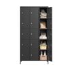 15 Door Lockers With Lock For Employee Storage - Black - Image 13