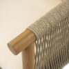 Modern Outdoor Woven Lounge Chair With Solid Wood Frame And Polyester Cushions - Teak - Image 12