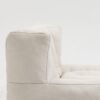 Fluffy Bean Bag Chair, Comfortable Bean Bag For Adults And Children, Super Soft Lazy Sofa Chair With Memory Foam And Ottoman, Indoor Modern Focus Bean Bag Chair For Living Room, Bedroom, Apartment - White - Image 12