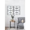 Rectangular Wooden Wall Mirror With Antique Frame, Vertical Or Horizontal Home Decor For Living Room (Set of 2) - Black - Image 3