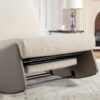 Modern Rocking Chair Recliner, Comfy Rocker Nursery Chair With Footrest, Accent Reading Chair, Upholstered Lounge Chair For Relaxing, Resting, Soft Padded Rocker For Indoor Living Room Bedroom - Gray - Image 16