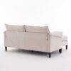 Convertible Combination Sofa, Sofa U Shaped, Sofa With Footstools With Storage Sofa For Living Room, Living Room 2 Seater Combination Sofa - Beige - Image 11