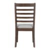 7 Piece Farmhouse Extendable Dining Table Set, Rustic Wood Table With Removable Leaf And 6 Upholstered Chairs For Dining Room - Brown - Image 19