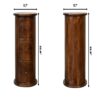 3 Drawer Drum - Chestnut - Image 3