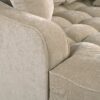 Modern Chaise Lounge Sofa Bed Upholstered Sofa Couch With Tufted Seat And Detachable Pillows For Living Room - Champagne - Image 20