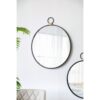 Wall Mirror With Frame, Contemporary Minimalist Accent Mirror For Living Room, Foyer, Entryway, Bedroom - Black - Image 5