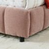 Modern King Size Upholstered Bed With Headboard And Storage Drawer - Pink - Image 10