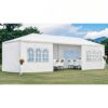 10X30' Outdoor Garden Gazebo Wedding Party Tent Canopy Marquee With 8 Removable Sidewalls - White - Image 9