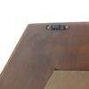 Hexagon Mirror With Solid Wood Frame, Wall Decor For Living Room Bathroom Hallway - Dark Brown - Image 7