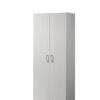 Alara - Height Simplistic Modern Double Door Storage Cabinet - White - Image 3
